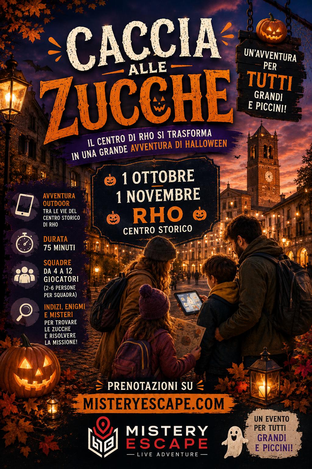 Caccia alla Zucca — locandina promozionale