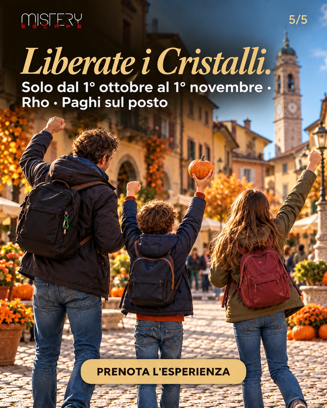 Liberate i Cristalli: solo dal 1° ottobre al 1° novembre a Rho