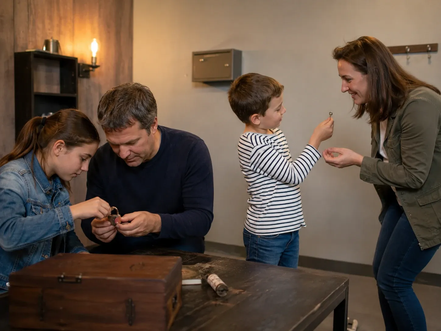 In famiglia