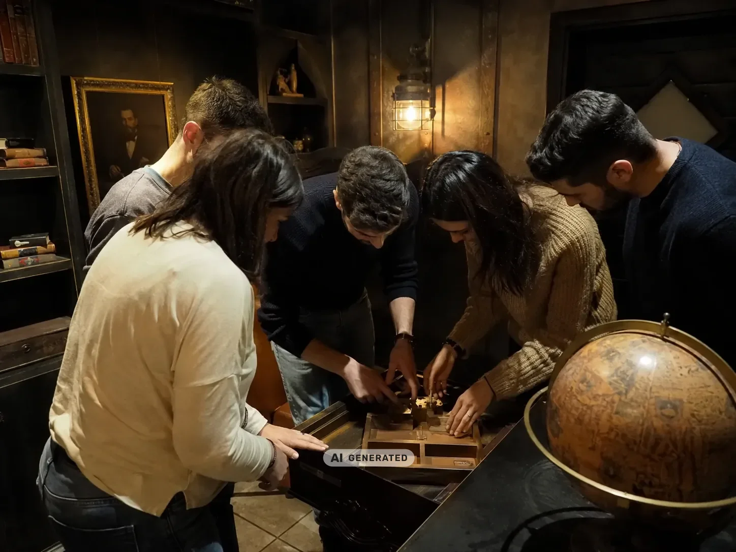 Escape room indoor